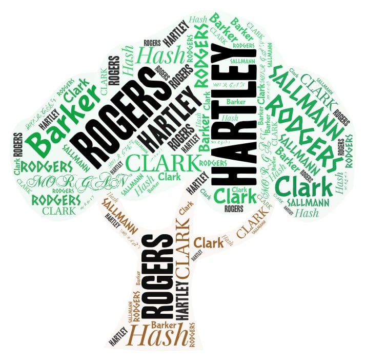 family tree hartley rogers hash clark folker barker