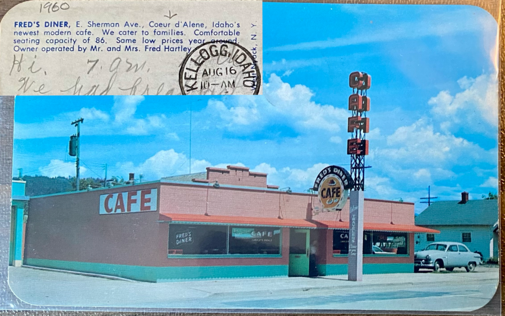 Fred's Diner Coeur d'Alene Idaho Fred Hartley